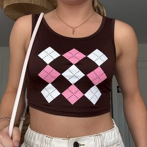 Argyle Tank Top